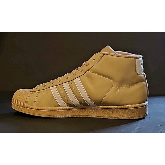 Adidas Originals Pro Model Men's Shoes Sz 10.5 Tumbleweed Khaki Hard Clam Toe - Picture 6 of 14